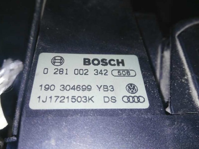 Pedal de gás (de acelerador) 1J1721503K VAG