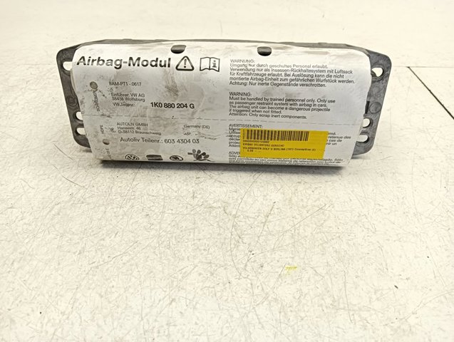 Cinto de segurança (AIRBAG) de passageiro 1K0880204G VAG
