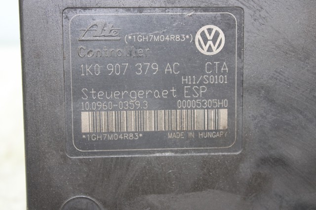 Unidade hidráulico de controlo ABS Volkswagen Golf 6 5K1
