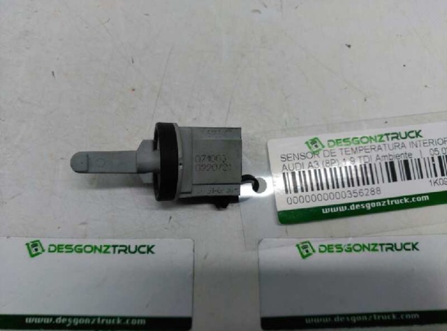 Sensor de temperatura do fluido de esfriamento (de ativação de ventilador do radiador) 1K0907543A VAG