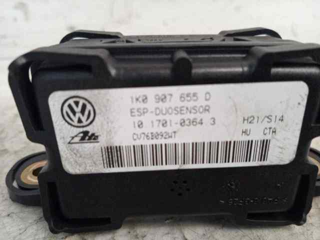 Sensor de aceleração longitudinal 1K0907655D VAG