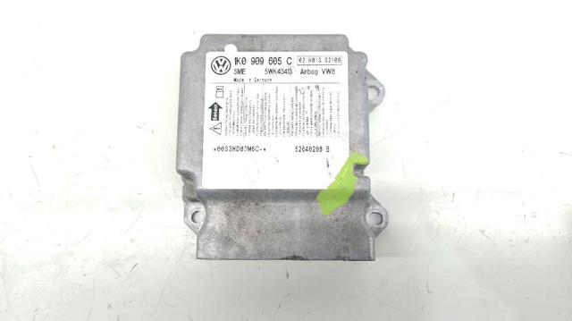 Módulo processador de controlo da bolsa de ar (Centralina eletrônica AIRBAG) 1K0909605C VAG