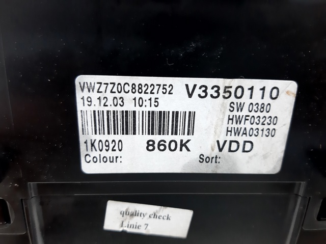 1K0920860K VAG