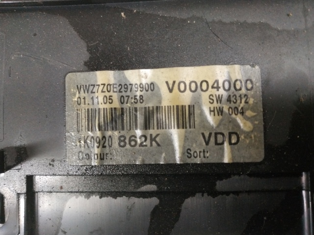 1K0920862K VAG