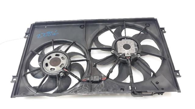 Ventilador elétrico de esfriamento montado (motor + roda de aletas) esquerdo 1K0959455CP VAG