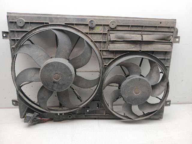 Ventilador elétrico de esfriamento montado (motor + roda de aletas) esquerdo 1K0959455N VAG
