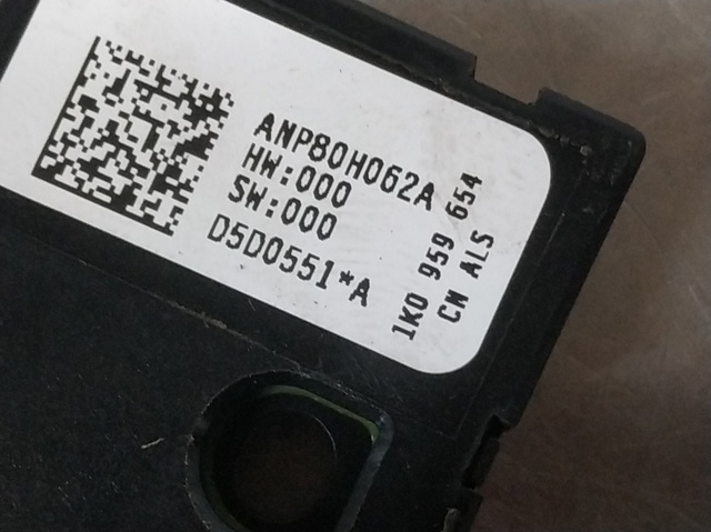Sensor do ângulo de viragem do volante de direção 1K0959654 VAG