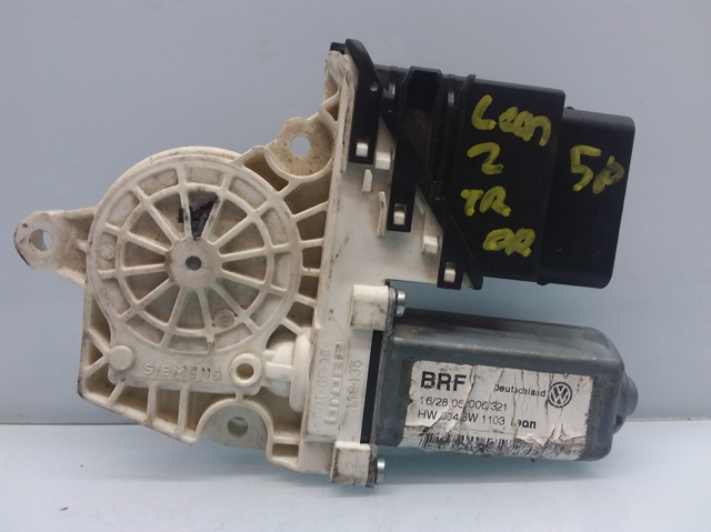 Motor de acionamento de vidro da porta traseira direita 1K0959704B VAG