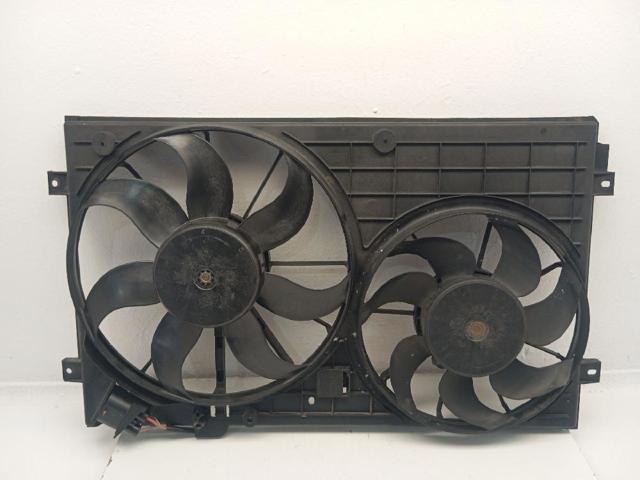 Difusor do radiador de esfriamento, montado com motor e roda de aletas 1K0998455 VAG