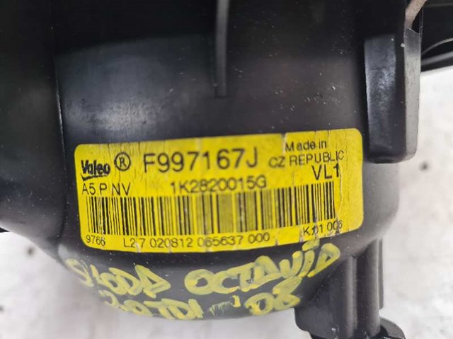 Motor de ventilador de forno (de aquecedor de salão) 1K2820015G VAG