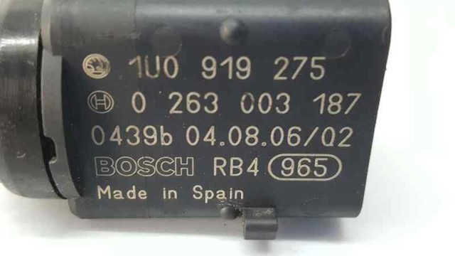 Sensor de sinalização de estacionamento (sensor de estacionamento) dianteiro/traseiro lateral 1U0919275 VAG