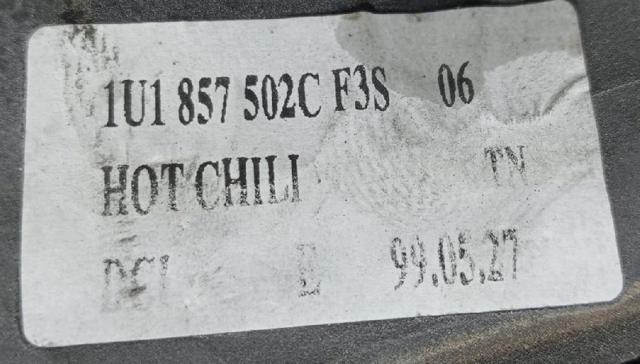 Espelho de retrovisão direito 1U1857502C VAG