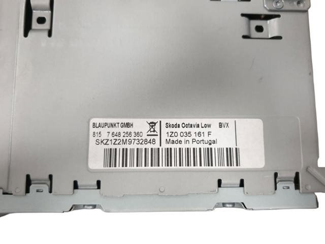 Aparelhagem de som (rádio AM/FM) 1Z0035161F VAG