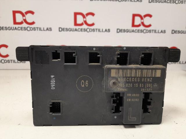 Módulo de conforto da porta dianteira 2038201585 MERCEDES