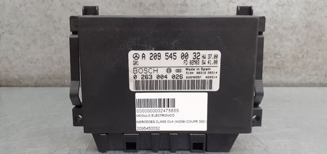 Módulo de direção (Centralina eletrônica) de sensor de estacionamento 2095450032 MERCEDES
