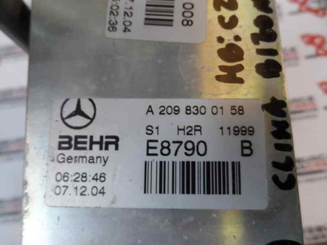 Vaporizador de aparelho de ar condicionado 2098300158 MERCEDES