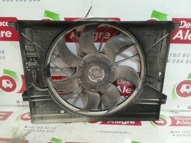 Difusor do radiador de esfriamento, montado com motor e roda de aletas 2115000593 MERCEDES