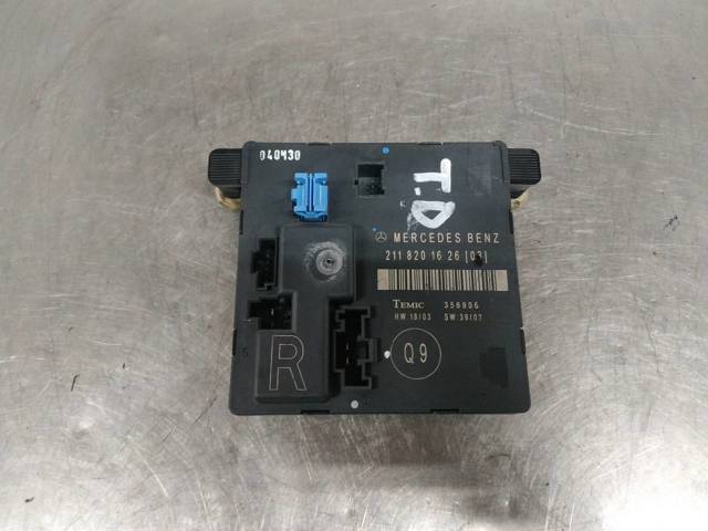 Módulo de conforto da porta traseira 2118201626 MERCEDES