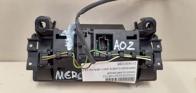 Unidade de controlo dos modos de aquecimento/condicionamento 2118300285 MERCEDES