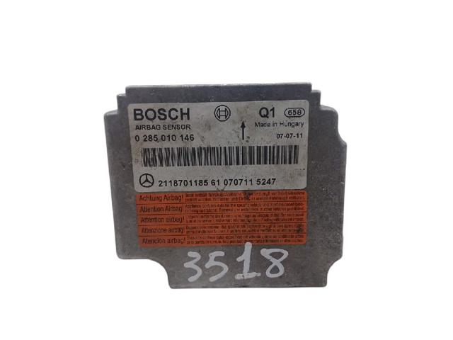 Módulo processador de controlo da bolsa de ar (Centralina eletrônica AIRBAG) 2118701185 MERCEDES