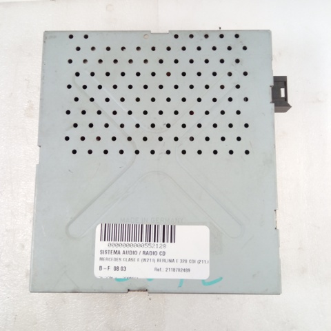 Reforçador do som de sistema de áudio 2118702489 MERCEDES