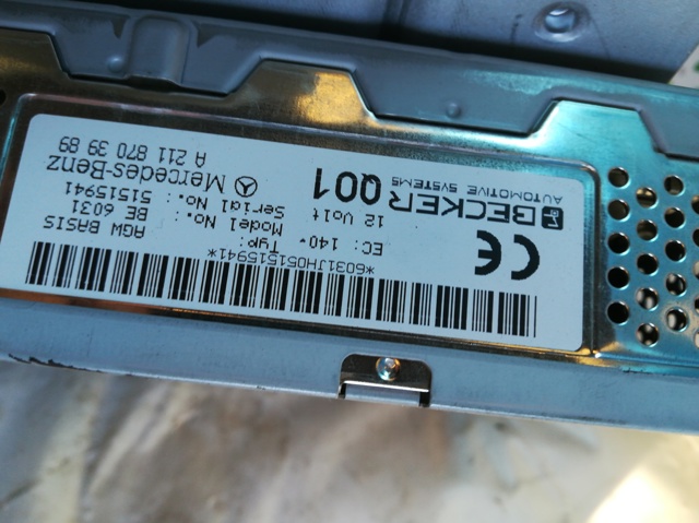 Reforçador do som de sistema de áudio 2118703989 MERCEDES