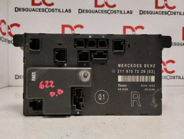 Unidade de conforto 2118707226 MERCEDES
