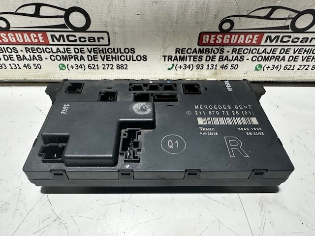 Unidade de conforto 2118707226 MERCEDES