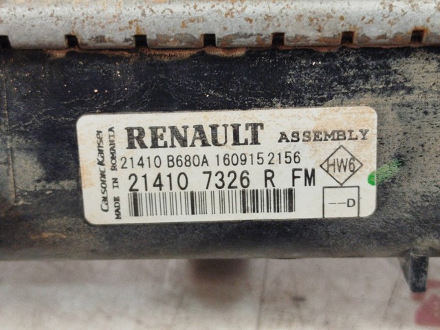Radiador de esfriamento de motor 214107326R RENAULT