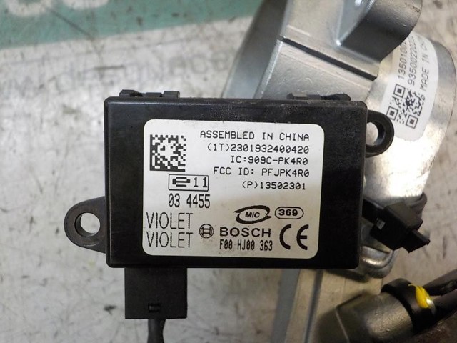 Fecho de ignição 22807512 OPEL