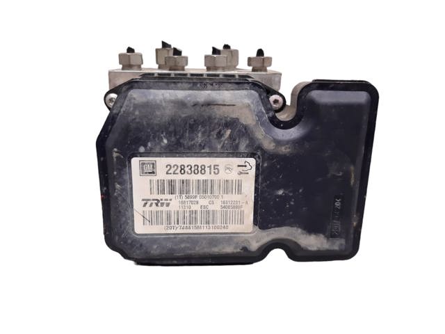 Unidade hidráulico de controlo ABS 22838815 OPEL