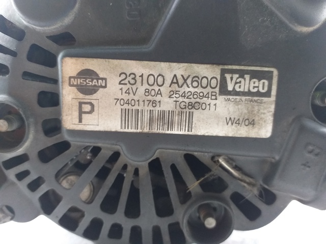 Gerador 23100AX600 NISSAN