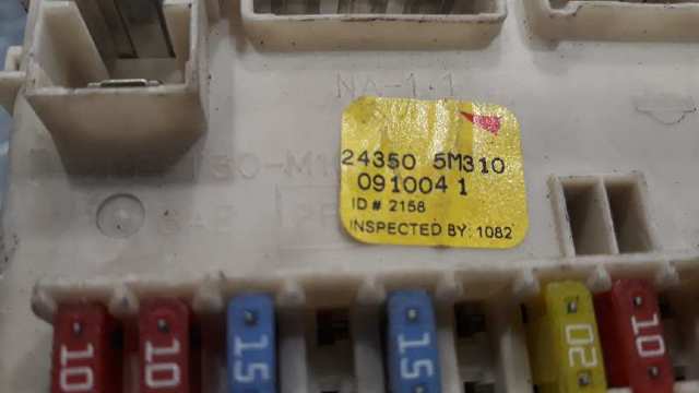Unidade de dispositivos de segurança para Nissan Almera N16