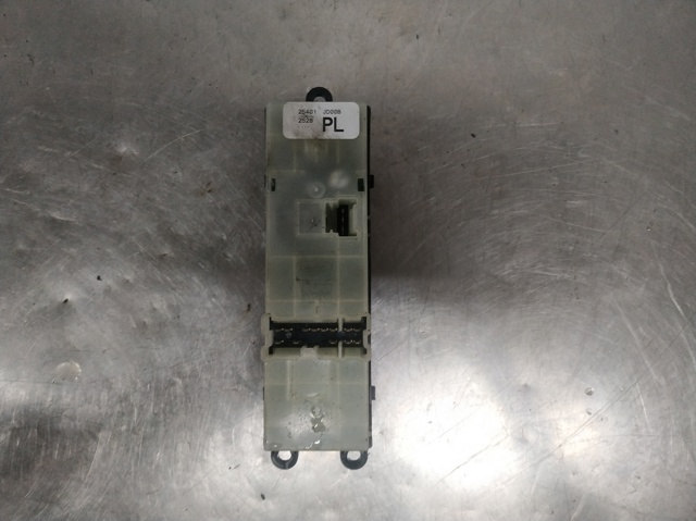 Unidade de botões dianteira esquerda de controlo de elevador de vidro 25401JD00B NISSAN