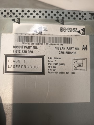 25915BH20B Nissan/Infiniti