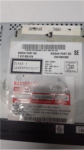 25915BH30E Nissan/Infiniti