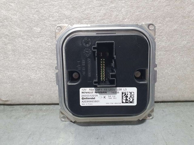 Módulo de direção (Centralina eletrônica) das luzes 260551225R RENAULT