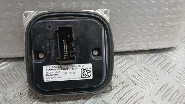 Módulo de direção (Centralina eletrônica) das luzes 260551225R RENAULT