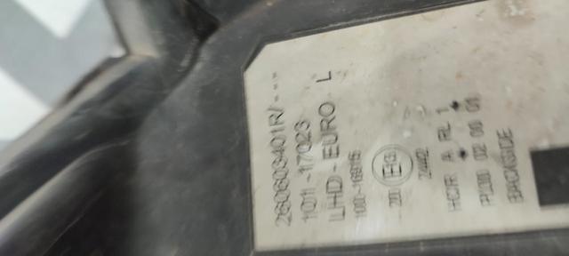 Luz esquerda 260603401R RENAULT