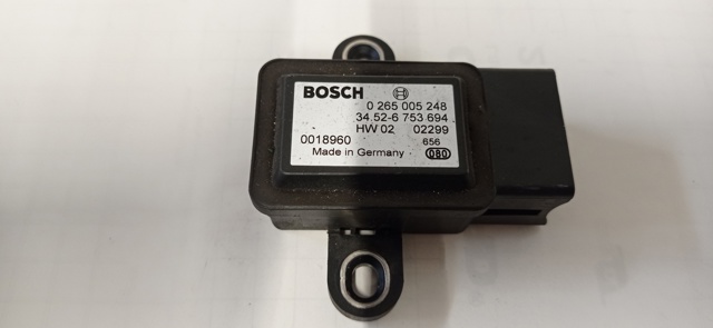 Sensor de aceleração transversal (ESP) 265005248 BMW