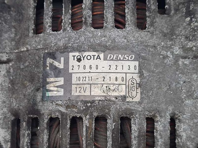 Gerador 2706022130 TOYOTA