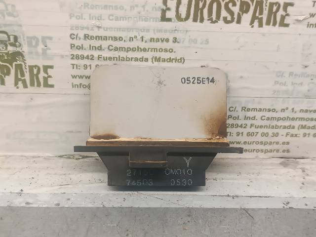 Resistor (resistência) de ventilador de forno (de aquecedor de salão) 271500M010 NISSAN