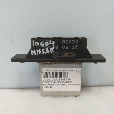 Resistor (resistência) de ventilador de forno (de aquecedor de salão) 2715064J65 NISSAN