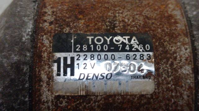 Motor de arranco 2810074260 TOYOTA