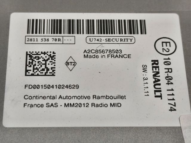 281153870R Renault (RVI)