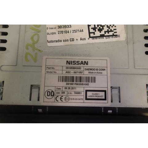 28185BH30D Nissan/Infiniti