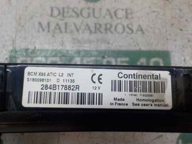 Módulo de direção (Centralina eletrônica) da rede de bordo 284B12059R RENAULT