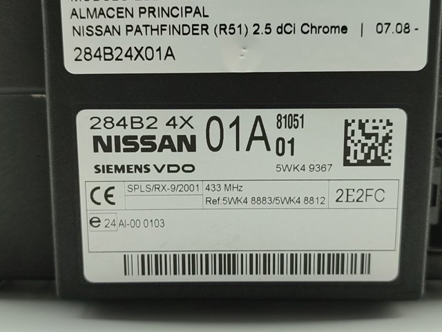 284B24X01A Nissan/Infiniti