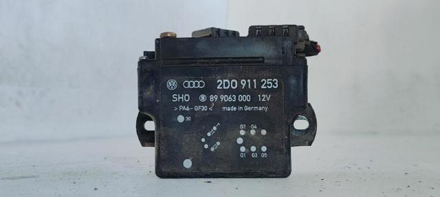 Relê das velas de incandescência 2D0911253 VAG