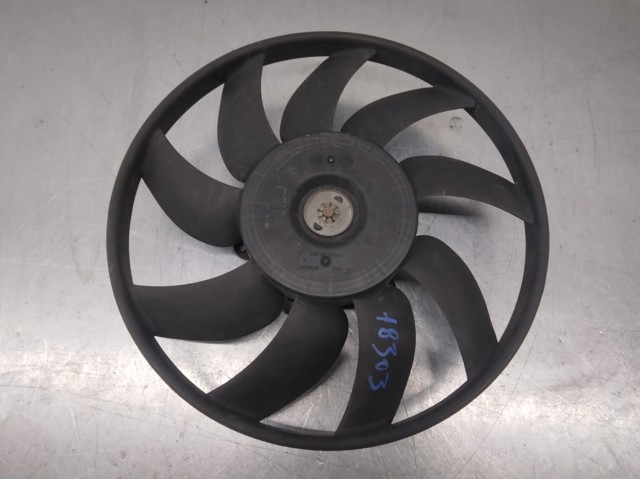 Ventilador elétrico de esfriamento montado (motor + roda de aletas) direito 2E0959455 VAG